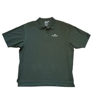 Men's Adidas Green Golf Shirt, Indian Wells, Size XL, EUC